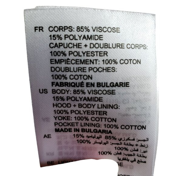 Sandro Paris Black Ribbed Cropped Jacket Minimalist Capsule Wardrobe Classic - Picture 6 of 13